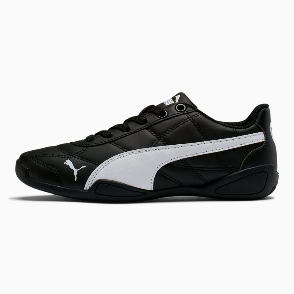 Puma Tune Cat 3 Lány Motorsport Cipő - Fekete/Fehér ( Hungary - OAXRP5973 )